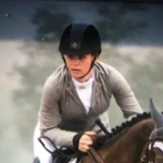 Samantha McCleery jumping her horse
