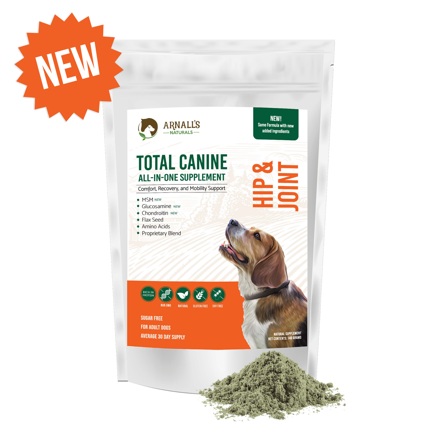 Total Canine Hip Joint Supplement Arnall's Naturals for Dog