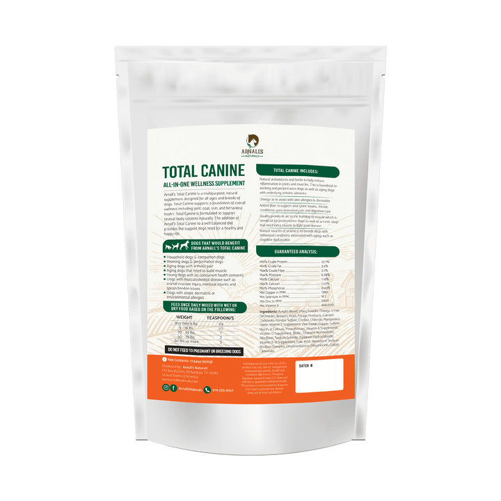 Total Canine: Wellness Maintenance For Dogs – Arnall's Naturals